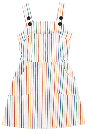“Rainbow” Overall Dress