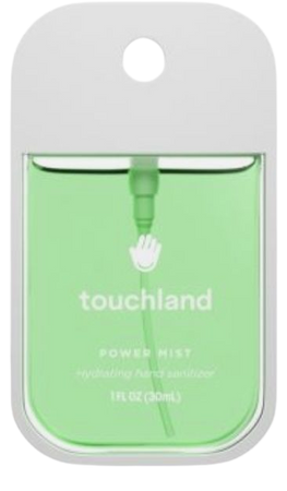 Green touchland hand sanitizer