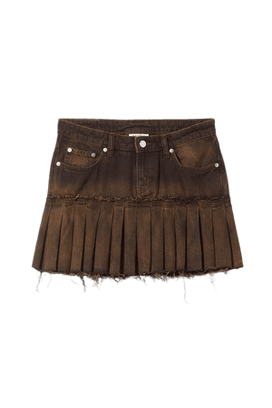 Carro Brown Skirt - Bleached brown - Skirts - Weekday WW
