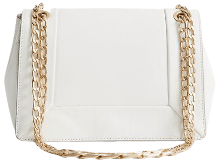 Alma Off White Leather Shoulder Bag – REISS