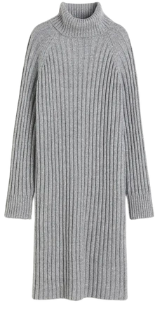 Turtleneck Dress - Gray - Ladies | H&M US