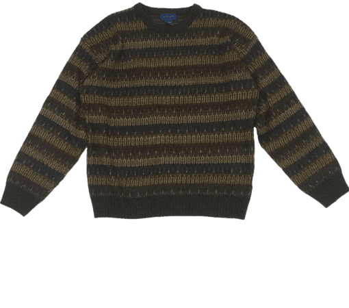 90s grunge striped sweater. Vintage sweater in deep... - Depop