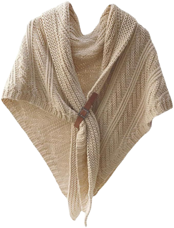 LuNiYu Winter Scarf Warm Cozy Fashion Pashmina Crochet Ponchos Chunky Wrap Triangle Shawl Wraps For Women, Red, 180 cm x 120 cm (wj001013) at Amazon Women’s Clothing store