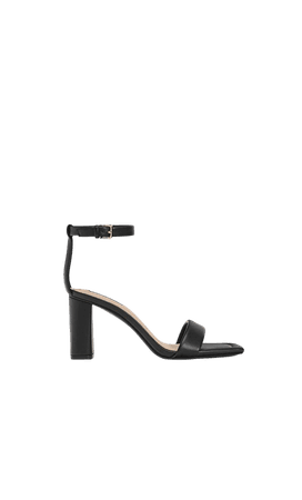 High-heel sandals with padded strap - Women's Just in | Stradivarius United States