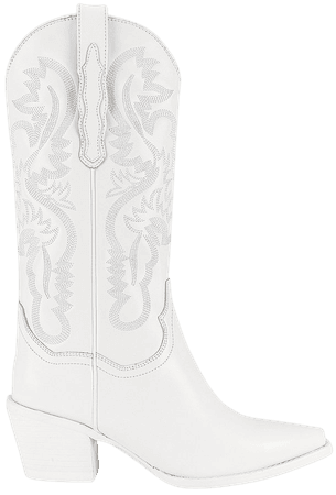 Jeffrey Campbell Dagget Boot in White Combo | REVOLVE