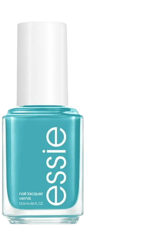essie salon-quality nail polish, 8-free vegan, aqua blue, In The Cab-ana, 0.46 fl oz - Walmart.com