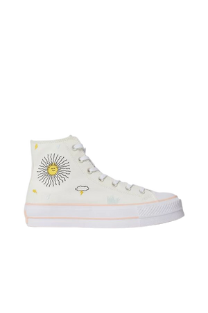 Converse Chuck Taylor All Star Lift Floral Embroidery Platform Sneaker | Urban Outfitters