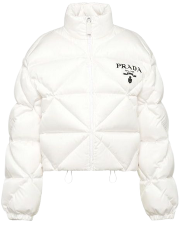 PRADA white puffer jacket