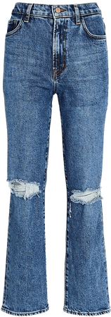 J Brand Jules High-Rise Straight-Leg Jeans | INTERMIX®