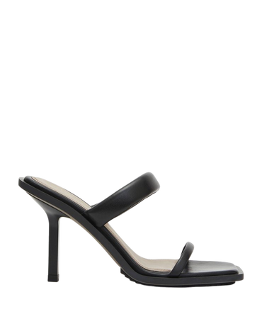 Ava Leather Heels Sandals Black | ALLSAINTS US