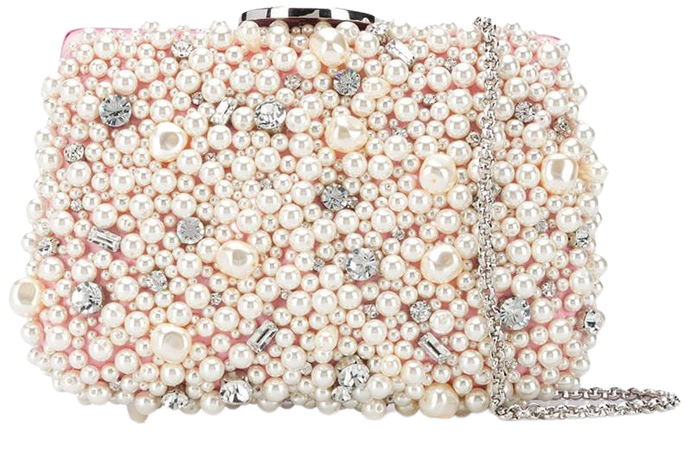 Giambattista Valli Pearl Embellished Clutch Bag - Farfetch