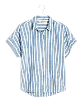 striped button up blue - Google Search