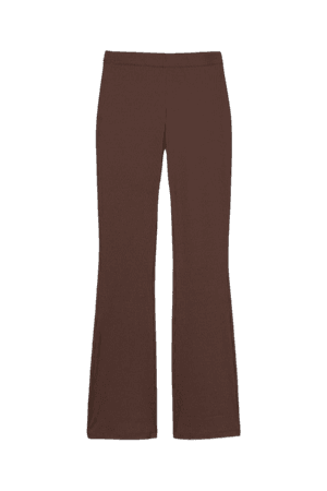 a&m Ribbed Jazz Pants - Brown - Ladies, H&M US