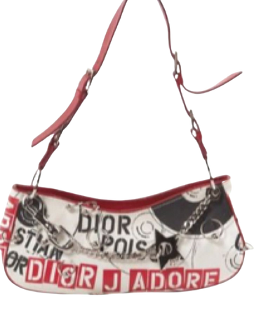 Dior black and red bag