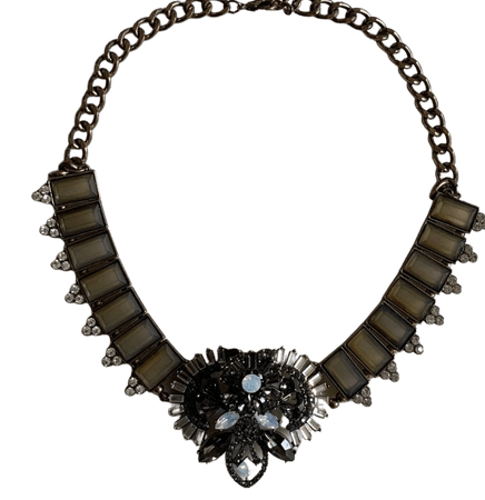 Art deco statement necklace