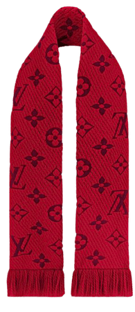 logomania scarf- red
