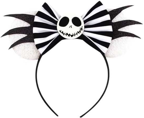 Amazon.com: Mouse Ears Headband for Women Girls, Nightmare before Christmas Mouse Ears for Adult Kids Princess Accessories Halloween Ears park ears hair Accessories for Girls : Clothing, Shoes & Jewelry