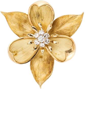gold flower pin - Google Search