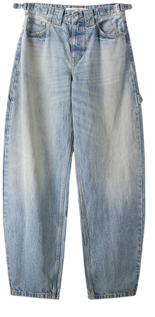Baggy carpenter jeans - New - Women | Bershka