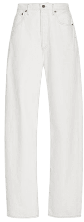 90's Pinch-Waist Rigid High-Rise Straight-Leg Jeans By Agolde | Moda Operandi