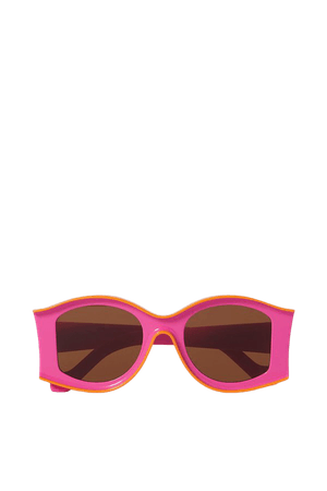 Pink + Paula's Ibiza round-frame acetate sunglasses | Loewe | NET-A-PORTER