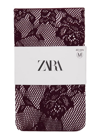 COLOURED LACE TIGHTS - View All-ACCESSORIES-WOMAN | ZARA Greece