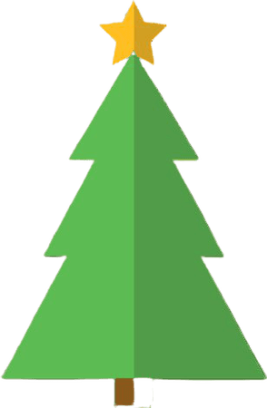 Christmas tree clipart 1