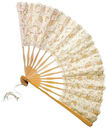 victorian lace fan