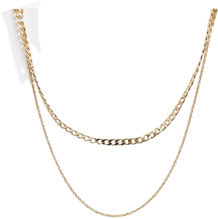 gold double chain