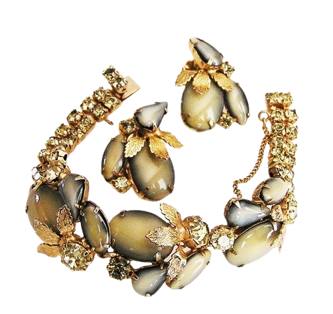 regency bracelet & earrings set