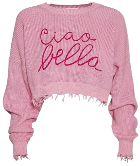 ciao bella cropped sweater