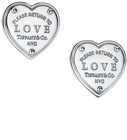 Return to Tiffany™ Love earrings in sterling silver. | Tiffany & Co.