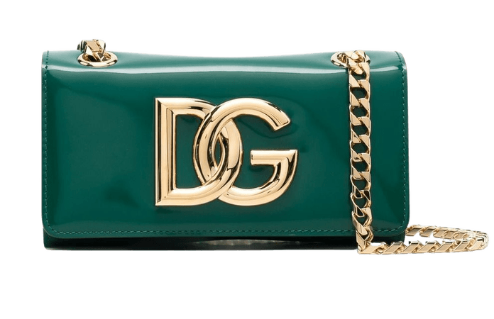 Dolce & Gabbana logo-plaque Leather Shoulder Bag - Farfetch