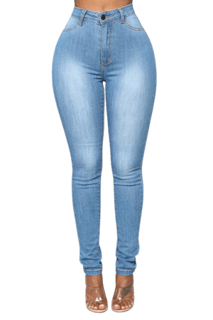 *clipped by @luci-her* Sophie High Waist Jegging - Medium Blue Wash, Jeans | Fashion Nova