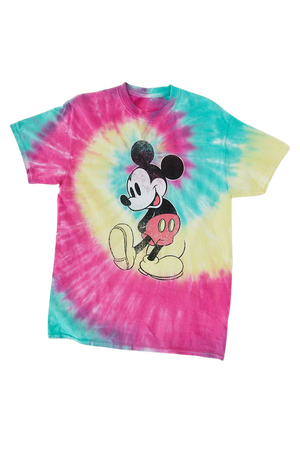 Mickey Mouse Tie-Dye Tee | Urban Outfitters
