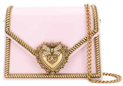 Shop pink & gold Dolce & Gabbana Devotion shoulder bag with Express Delivery - Farfetch