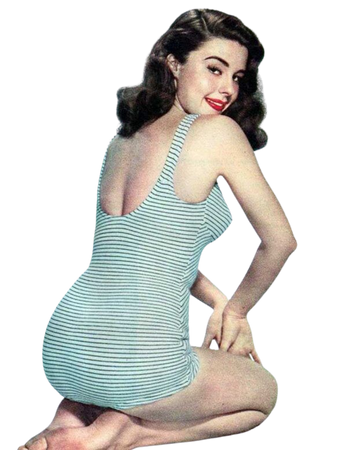 50s swimsuit pinup