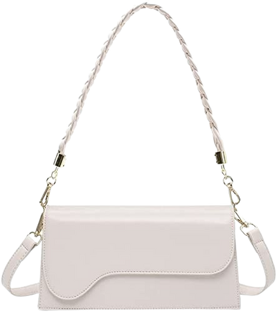 Amazon.com: Gxamz Retro Shoulder Handbag Classic Crossbody Bag Clutch Tote Purse with 2 Removable Straps (02-white) : Clothing, Shoes & Jewelry