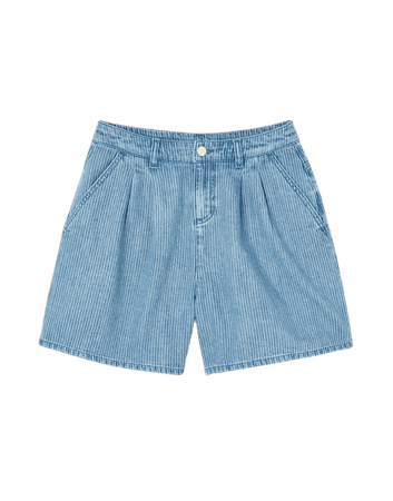 Flo null High Waist Pleat Shorts , Size US 6 | Joules US