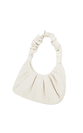 Cream Rouched Handle Shoulder Bag | PrettyLittleThing