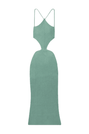 SAVANNAH MORROW THE LABEL + NET SUSTAIN Ariel open-back organic cotton maxi dress