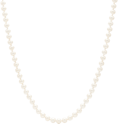 Tiffany Essential Pearls necklace of cultured pearls with 18k white gold. | Tiffany & Co.