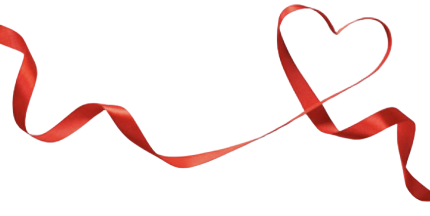 valentines heart ribbon