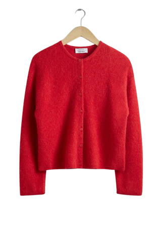 Knitted Cardigan - Red - Cardigans - & Other Stories US