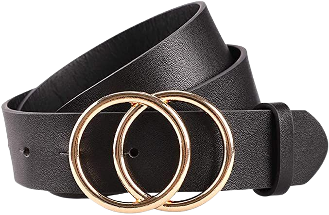 Earnda Women's Leather Belt Fashion Soft Faux Leather Waist Belts For Jeans Dress at Amazon Women’s Clothing store