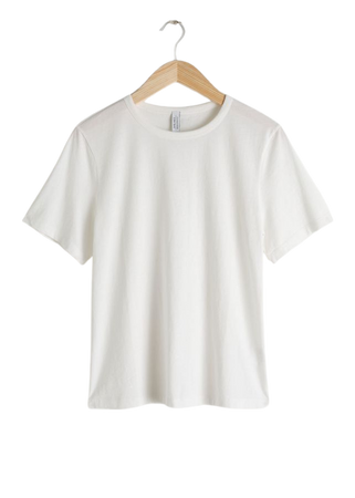 Organic Cotton Tee - White - Tops & T-shirts - & Other Stories