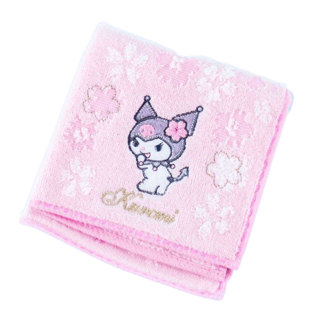Kuromi Sakura Dreams Hand Towel - Blippo Kawaii Shop
