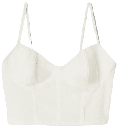 Corset top with straps - Tops and Bodies - Woman | Bershka