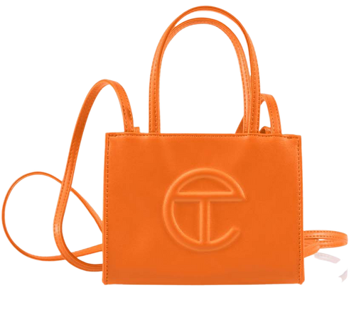 Small Orange Shopping Bag