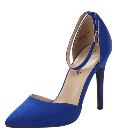 royal blue heels